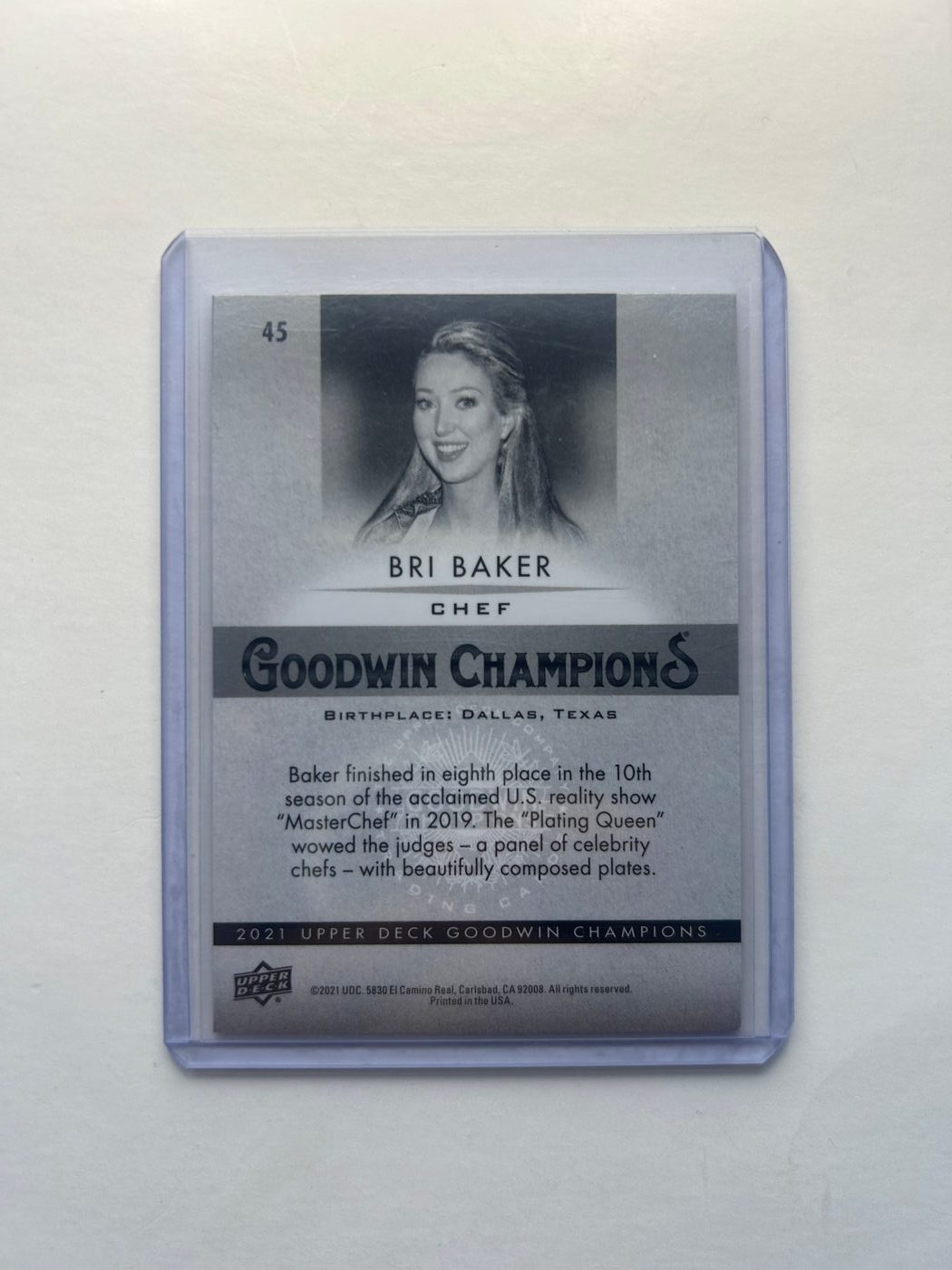 Bri Baker Goodwin Champions Chrome #45 2