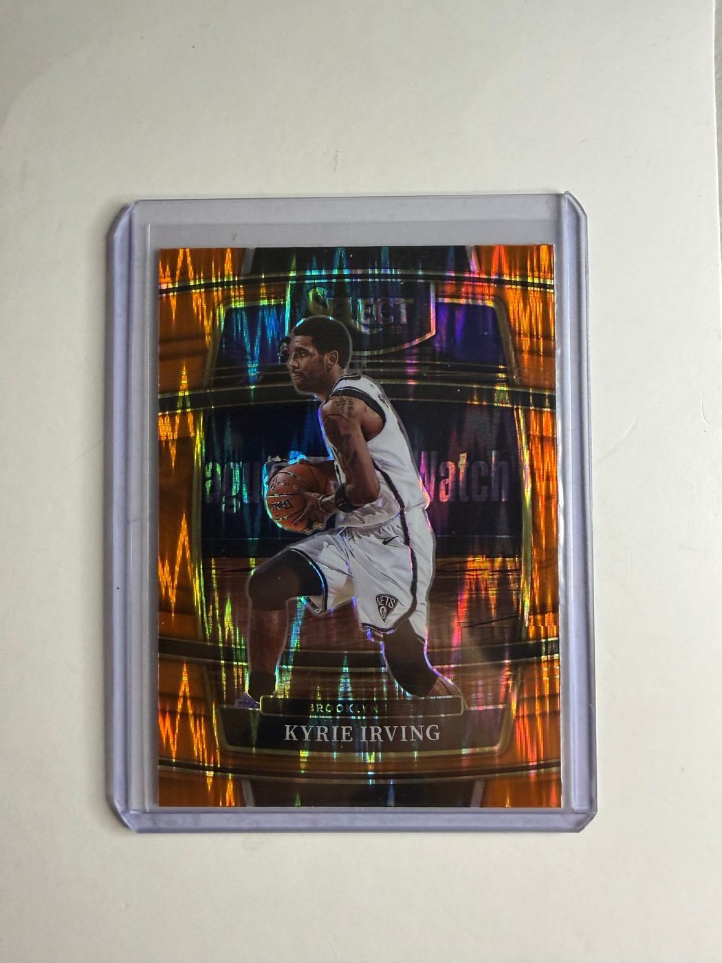 Kyrie Irving 2021-22 Select Basketball Orange Flash