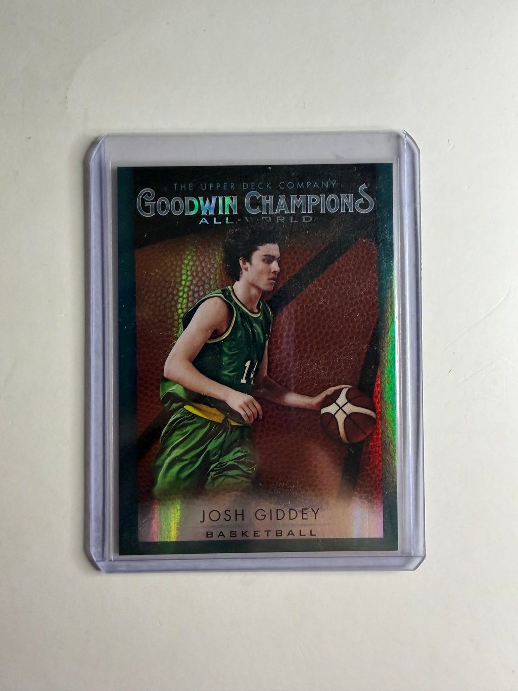 2021 Goodwin Champions All World Basketball Green Parallel Josh Giddey