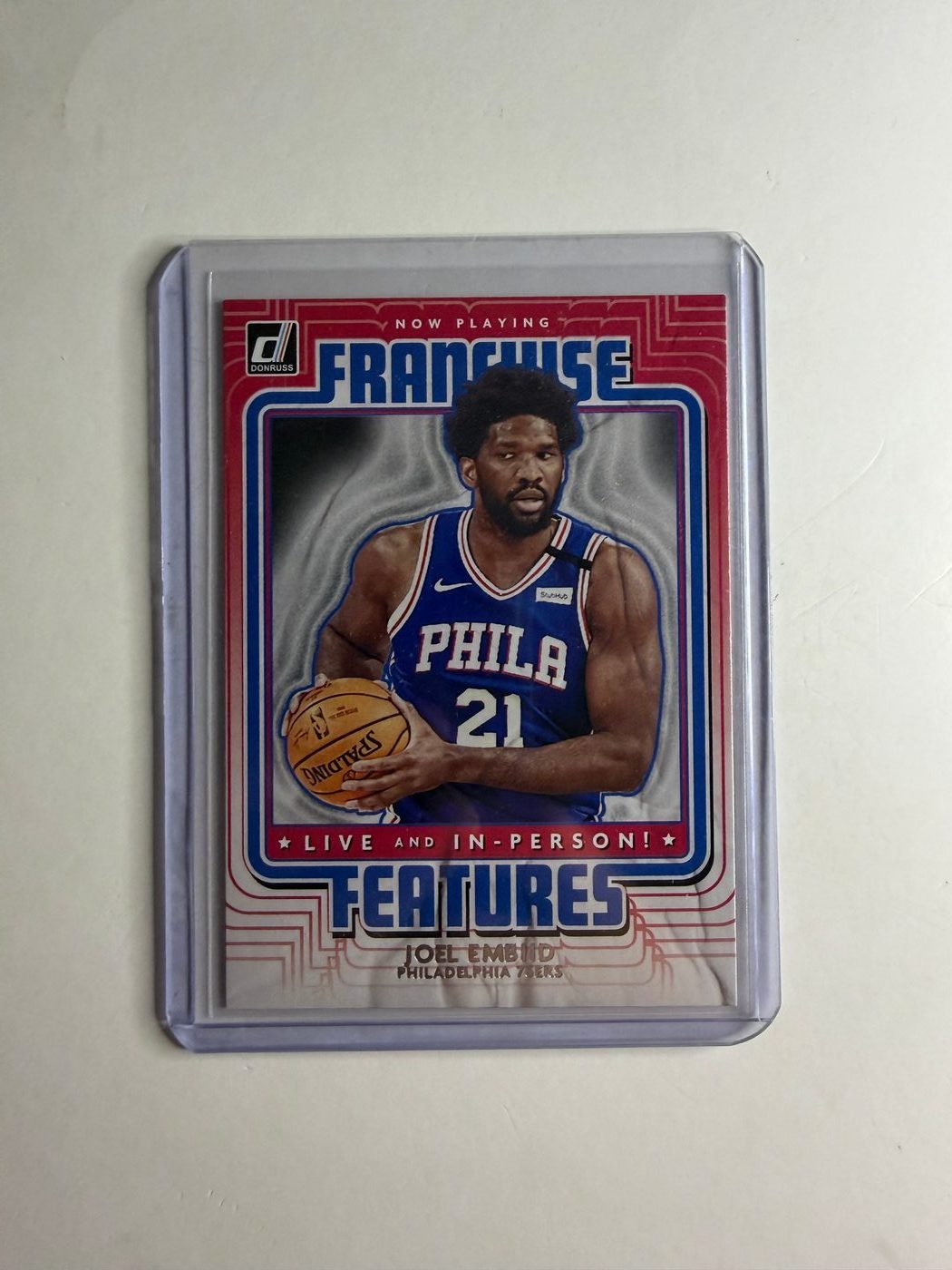 2020-21 Panini Donruss Joel Embiid Franchise Features