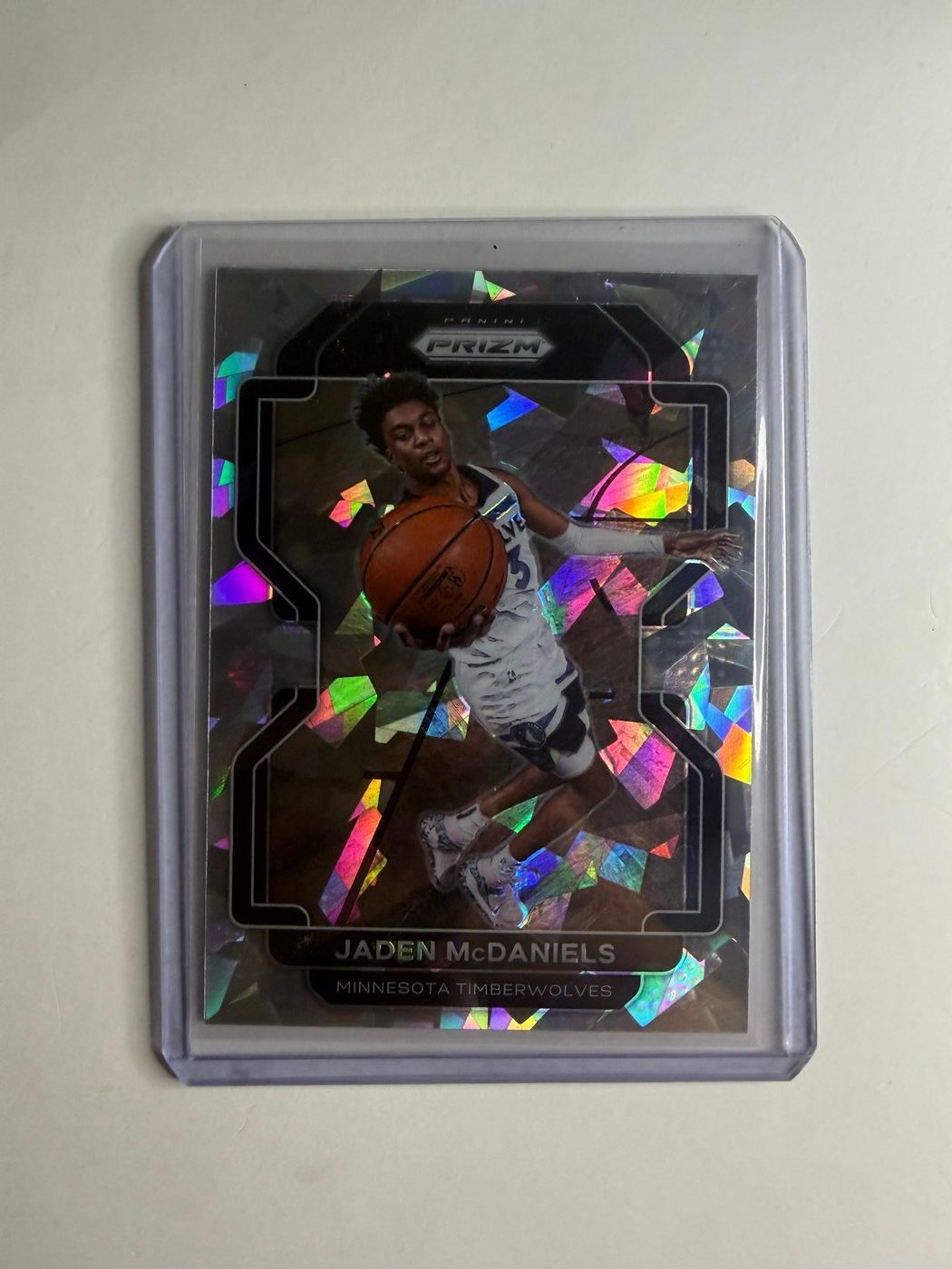 2021 Prizm Jaden Mcdaniels Cracked Ice
