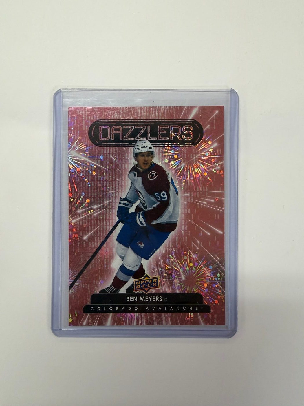 2022-23 Upper Deck Series 2 Dazzlers Pink Ben Meyers