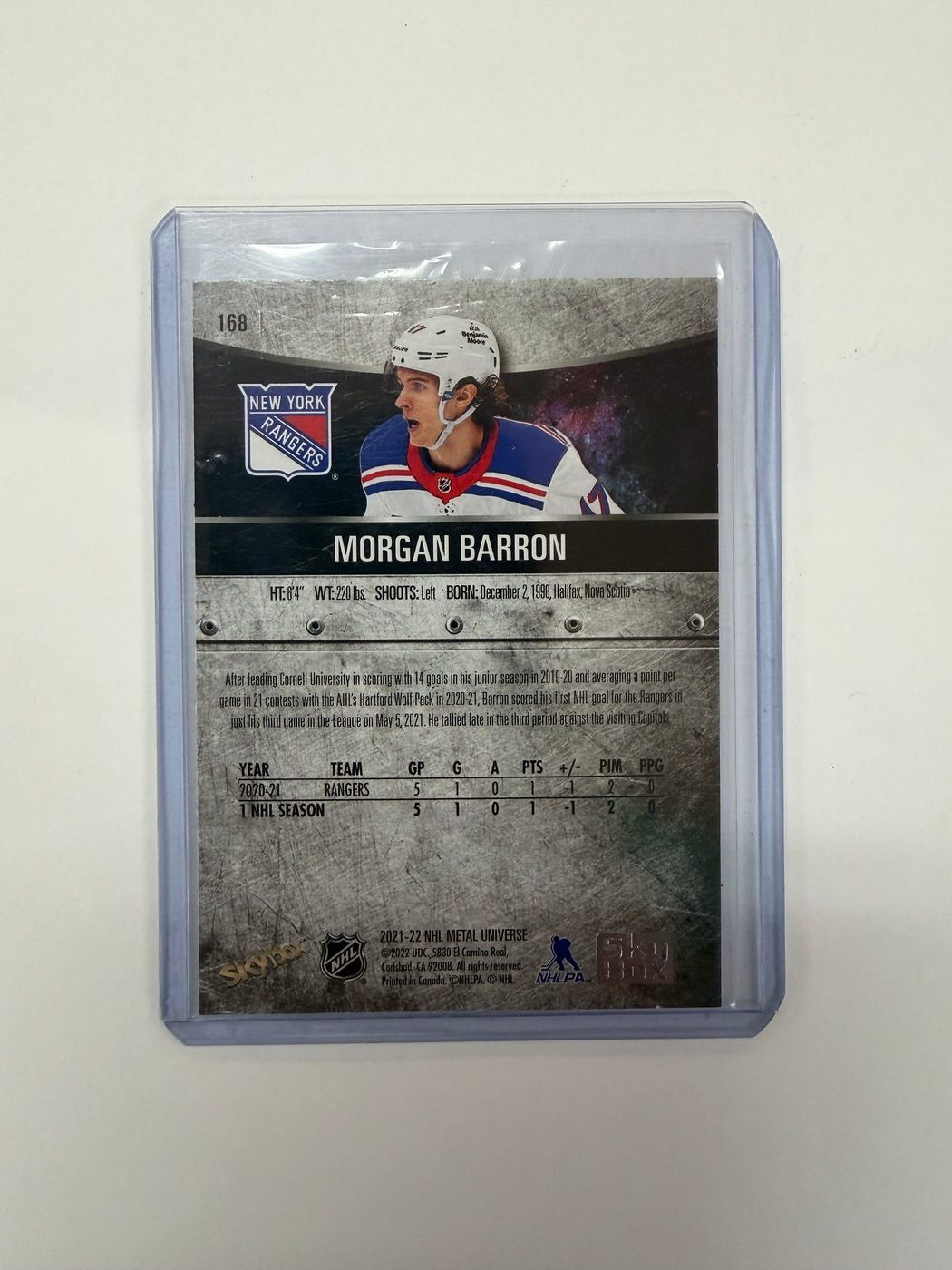 2021-22 SkyBox Metal Universe Rookie Base Morgan Barron 2