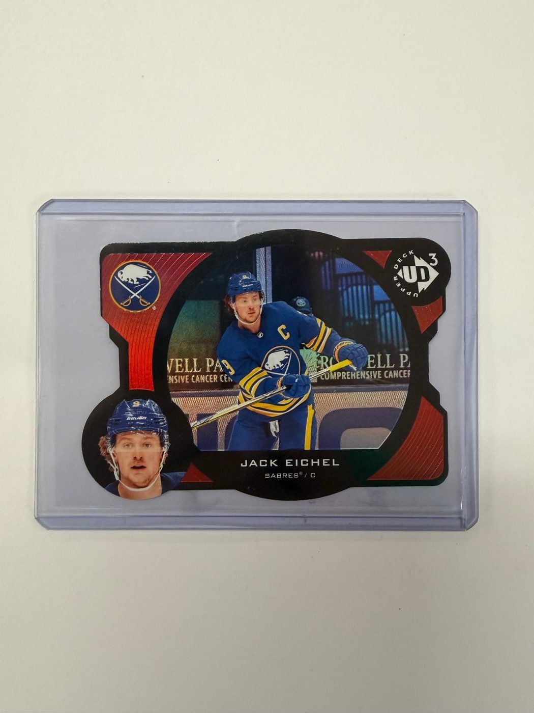 2020-21 UD Extended Hockey Die Cut Jack Eichel /1000