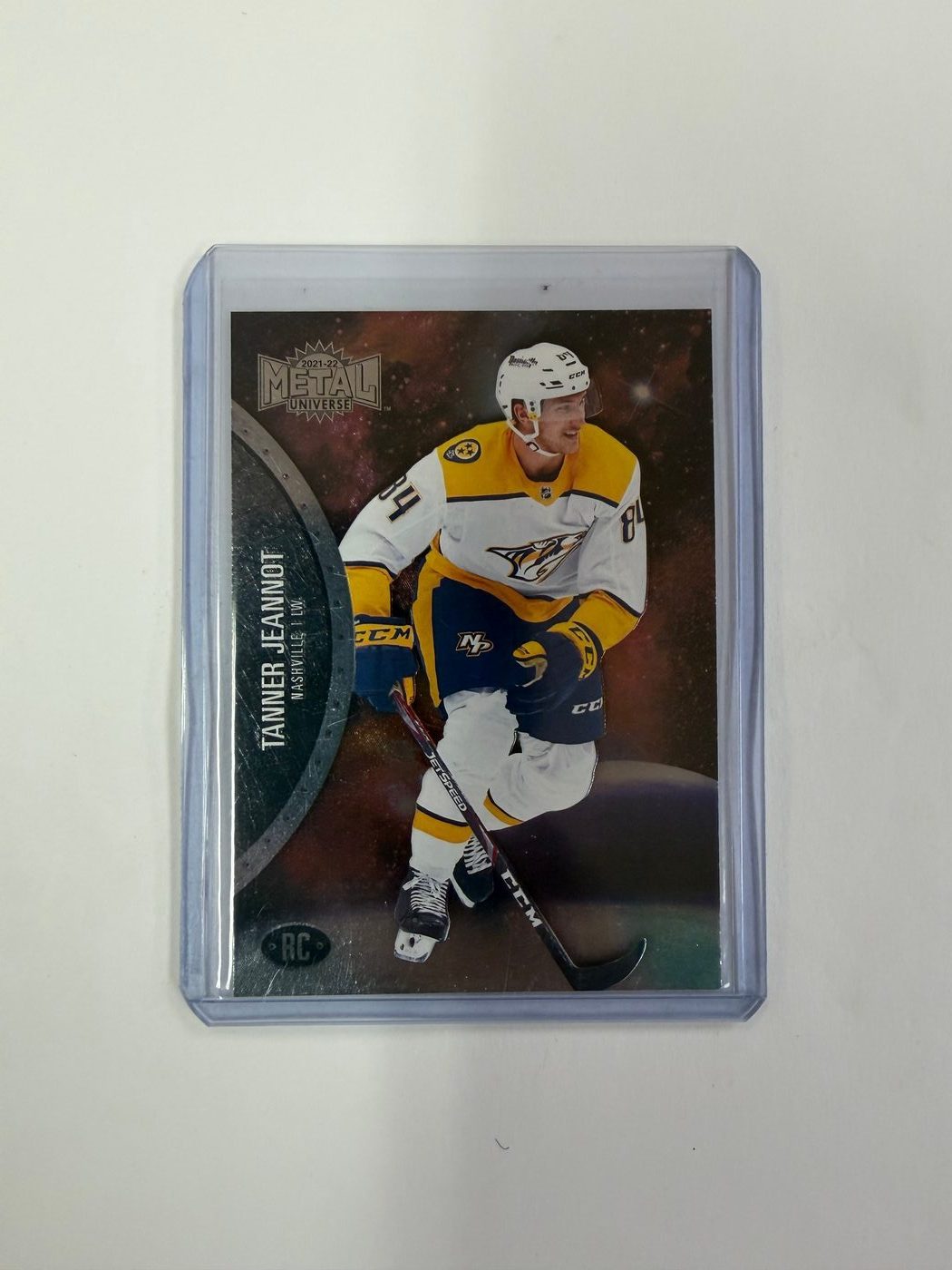 2021-22 SkyBox Metal Universe Base Cards Tanner Jeannot