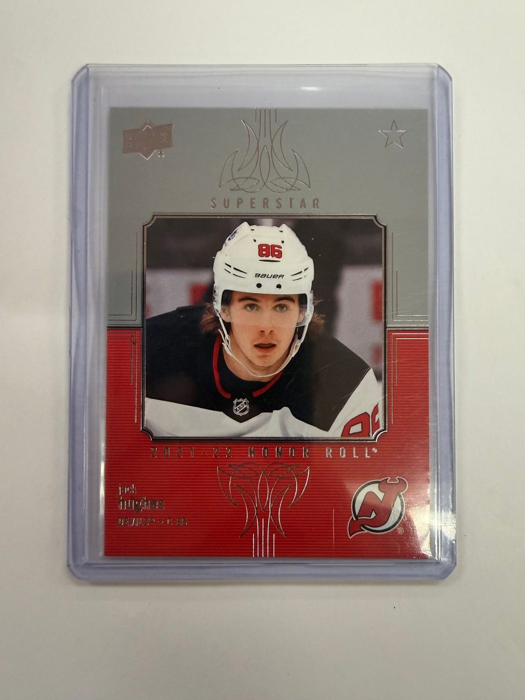 2021-22 Upper Deck Honor Roll Jack Hughes