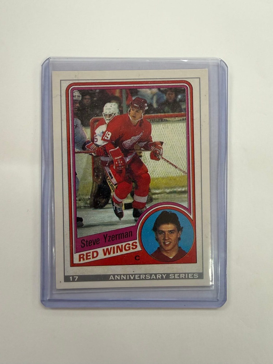 1992-93 O-Pee-Chee Rookie Card Anniversary Series Steve Yzerman