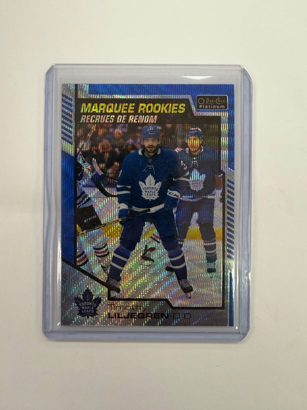 2020-21 O-Pee-Chee Platinum Blue Surge Timothy Liljegren