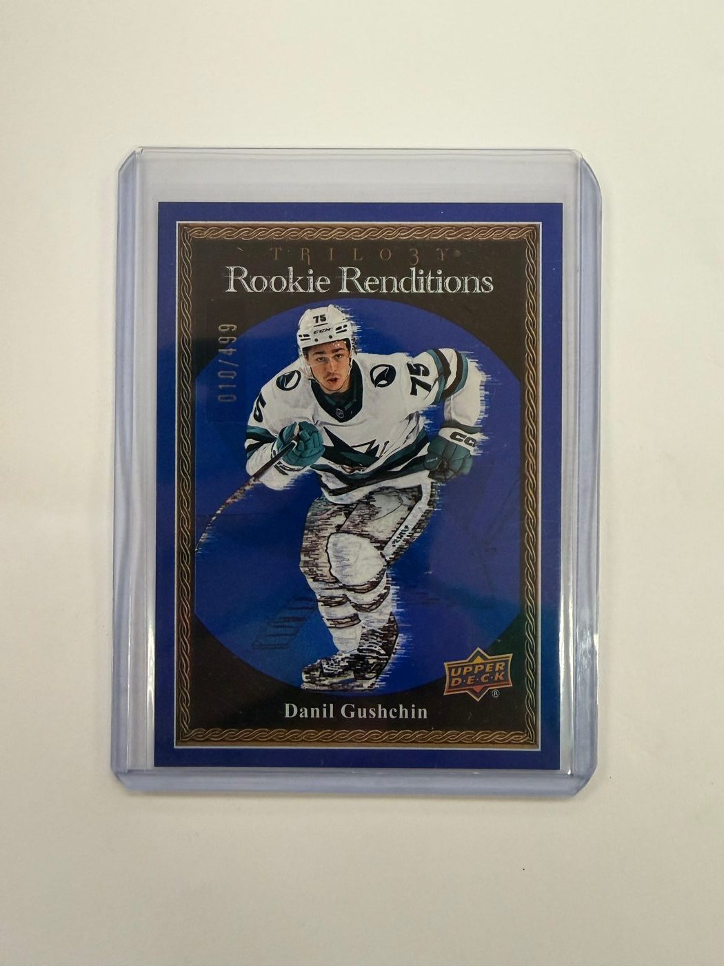 2023-24 Trilogy Rookie Renditions Blue Danil Gushchin