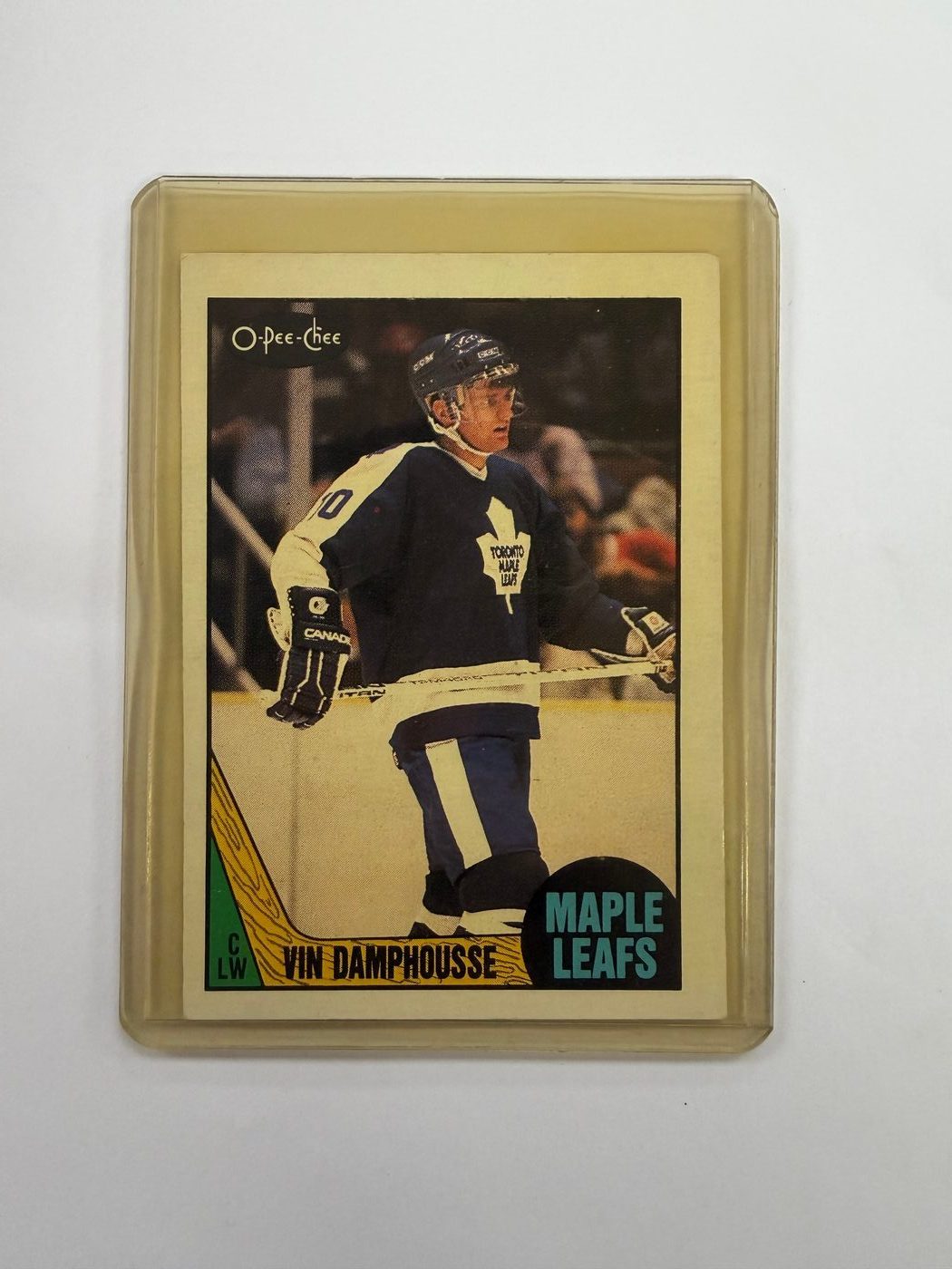 1987-88 O-Pee-Chee Rookie Card Vin Damphousse