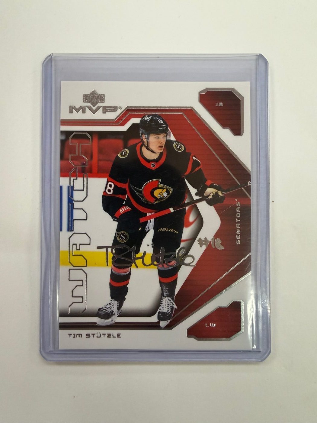 2021-22 Upper Deck MVP Watch Silver Script Tim Stutzle
