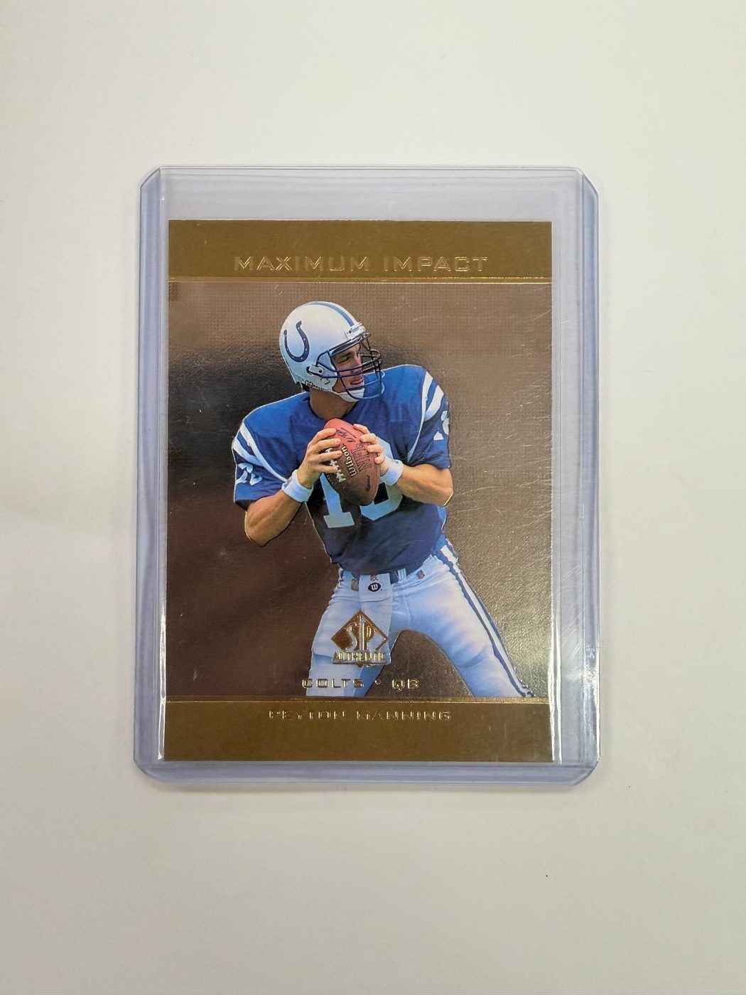 1998 Upper Deck SP Authentic Rookie Card Peyton Manning