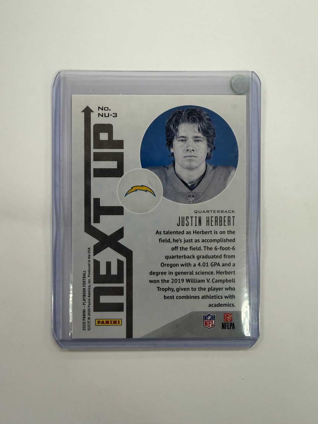 2020 Panini Playbook Next Up Justin Herbert 2