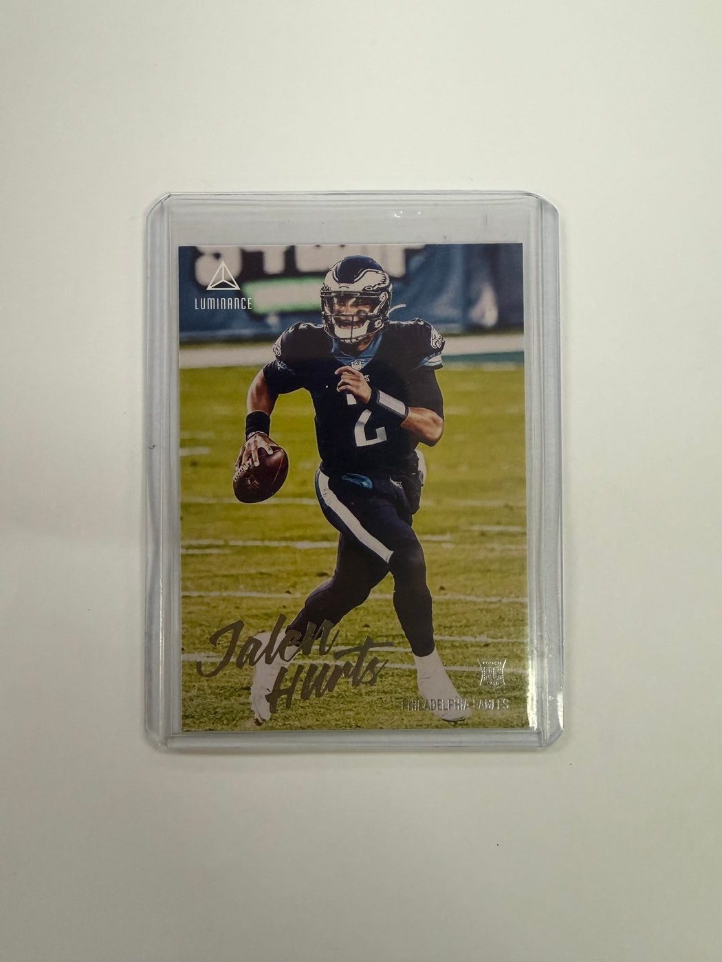 Jalen Hurts 2020 Panini Chronicles Luminance Update Rookies