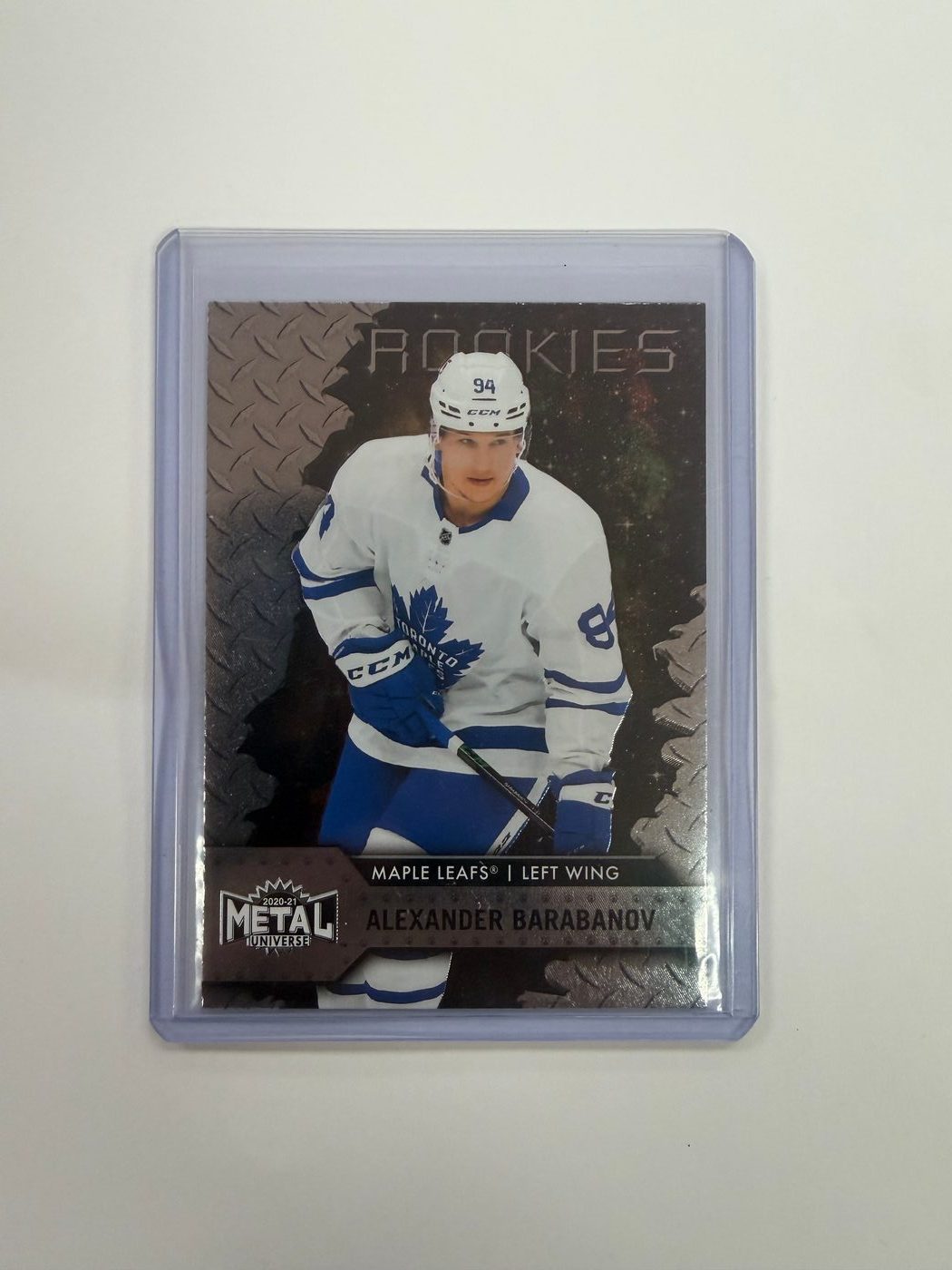 2020-21 SkyBox Metal Universe Rookies Alexander Barabanov