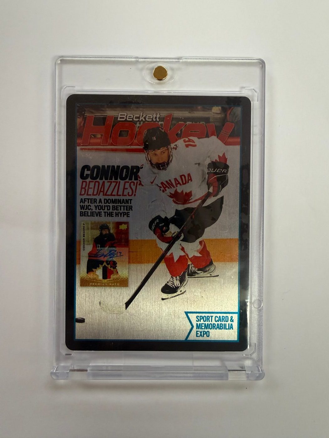 2023 Beckett Covers Spring Expo Metal /249 Connor Bedard
